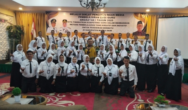 Pemateri Diklat Pengembangan Media Pembelajaran di Kabupaten Muara Enim